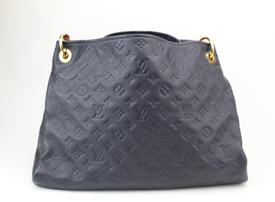 Louis Vuitton Artsy MM Monogram Empreinte Leather Navy