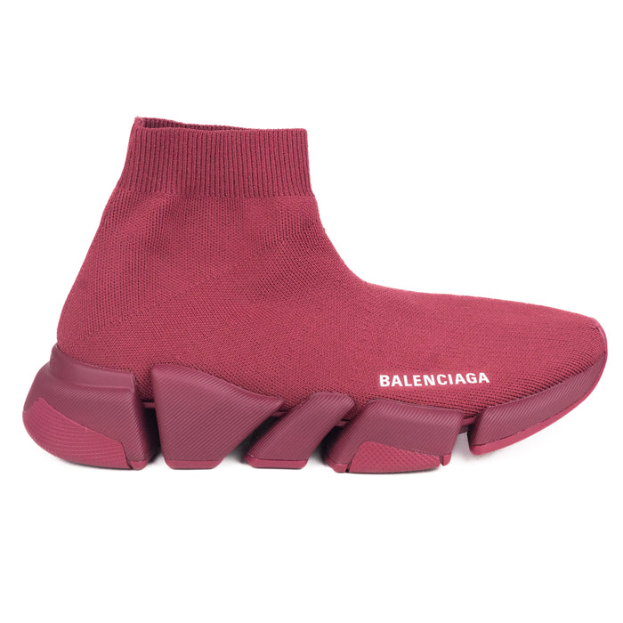 Balenciaga Speed 2.0 LT Sneakers Dark Burgundy