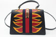 Gucci Sylvie bag with flames