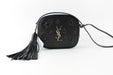 SAINT LAURENT MONOGRAM BLACK STAR EMBOSSED BLOGGER CROSSBODY - LuxurySnob