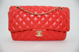 CHANEL LAMBSKIN SMALL DOUBLE FLAP BAG