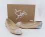 CHRISTIAN LOUBOUTIN MIX FLAT CALF/KNOT SIZE 37 - LuxurySnob