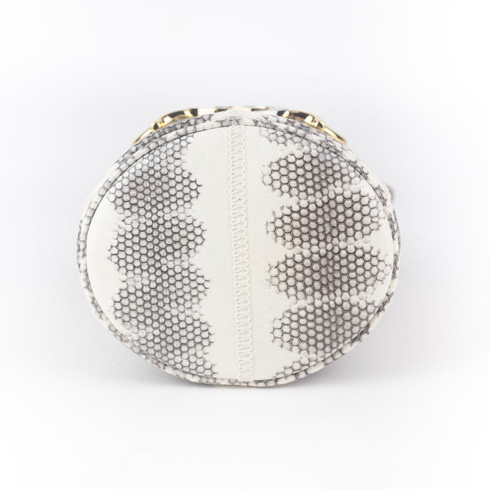 Gucci Zumi Snakeskin Mini Bucket Bag