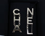 CHANEL METAL CHA-NEL LOGO DROP EARRINGS - LuxurySnob