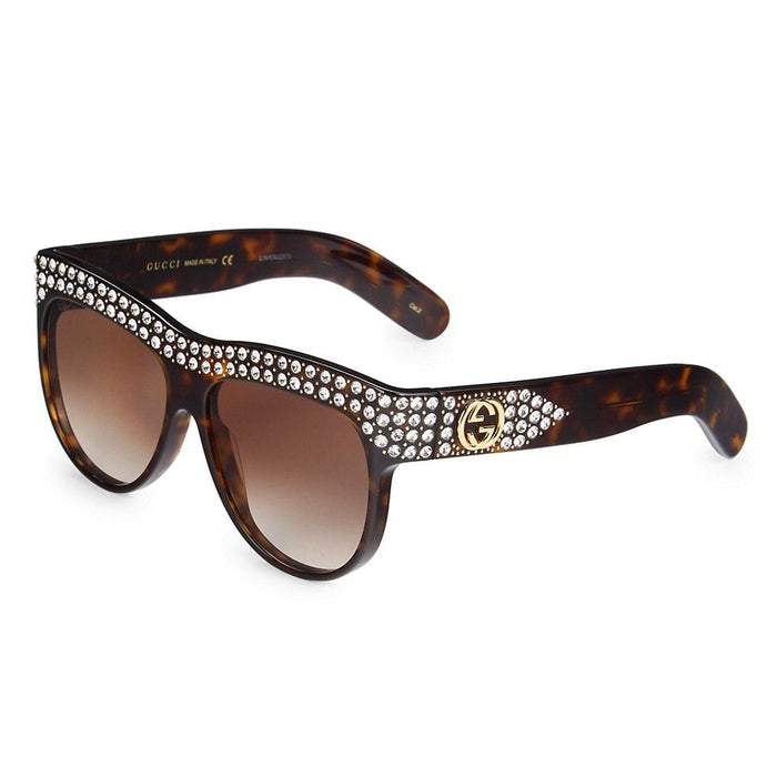 Gucci Embellished Hollywood Forever Sunglasses