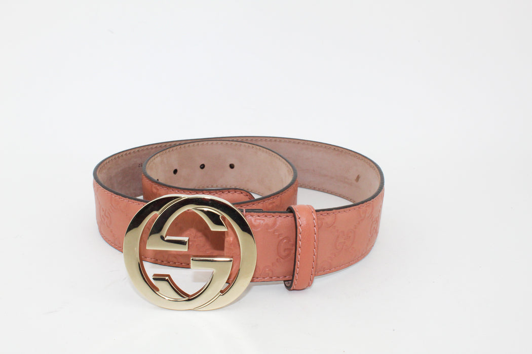 GUCCI GG LEATHER BELT