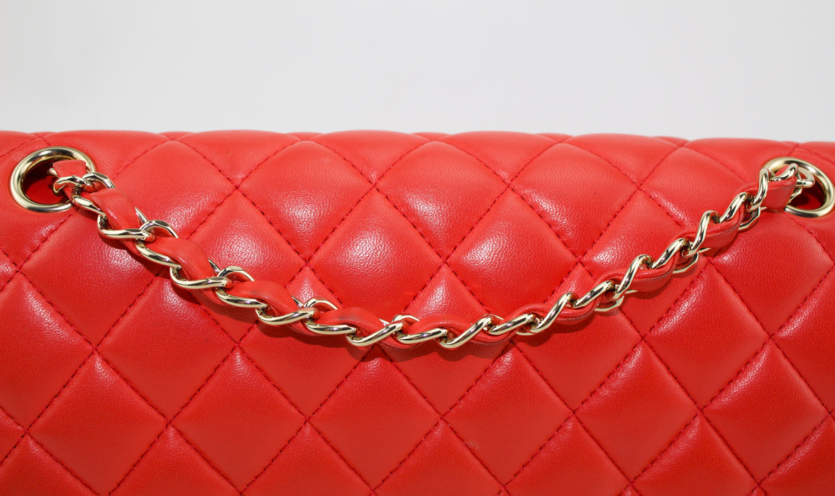 Chanel Lambskin Medium Double Flap Bag