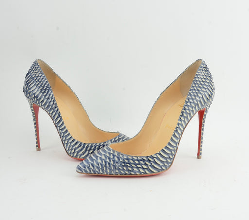 CHRISTIAN LOUBOUTIN PIGALLE FOLLIES 100mm SIZE 36.5 - LuxurySnob