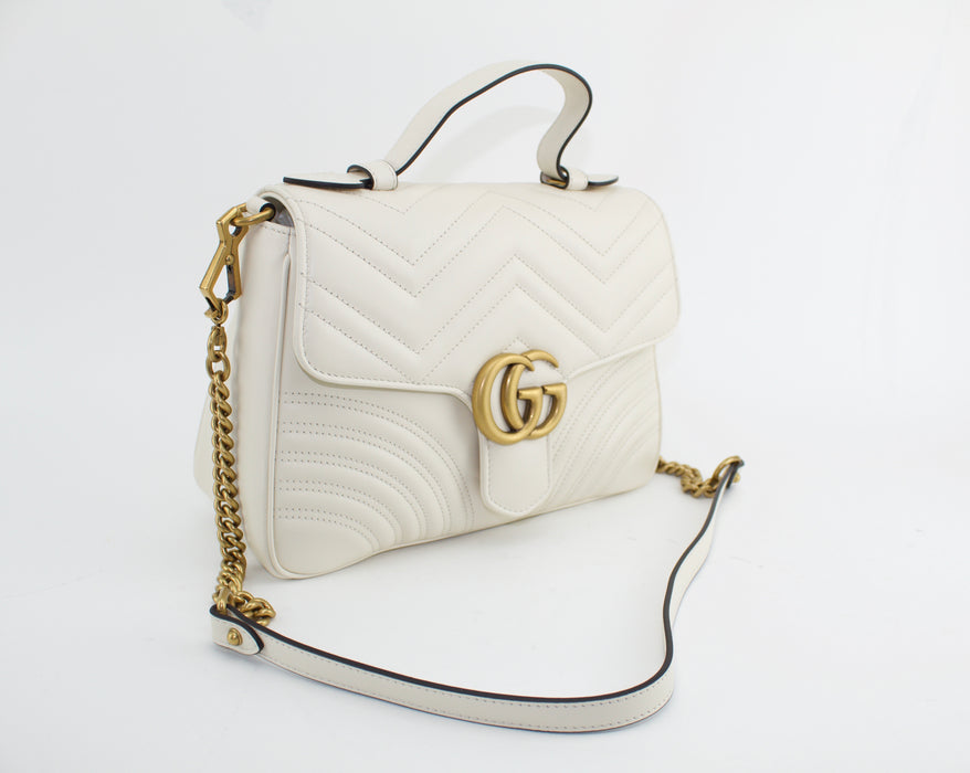 GUCCI MARMONT SMALL TOP HANDLE BAG