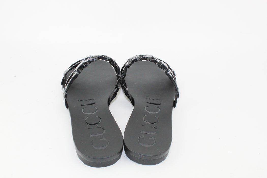 Gucci Women rubber slide sandal
