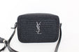 SAINT LAURENT RAFFIA CAMERA BAG