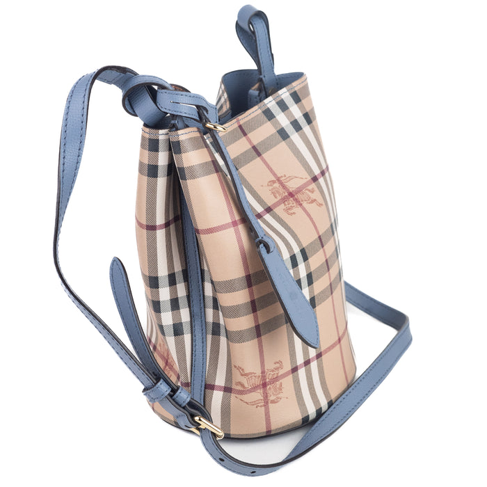 Burberry Vintage Haymarket Check bucket bag