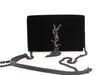 SAINT LAURENT KATE VELVET TASSEL CHAIN BAG