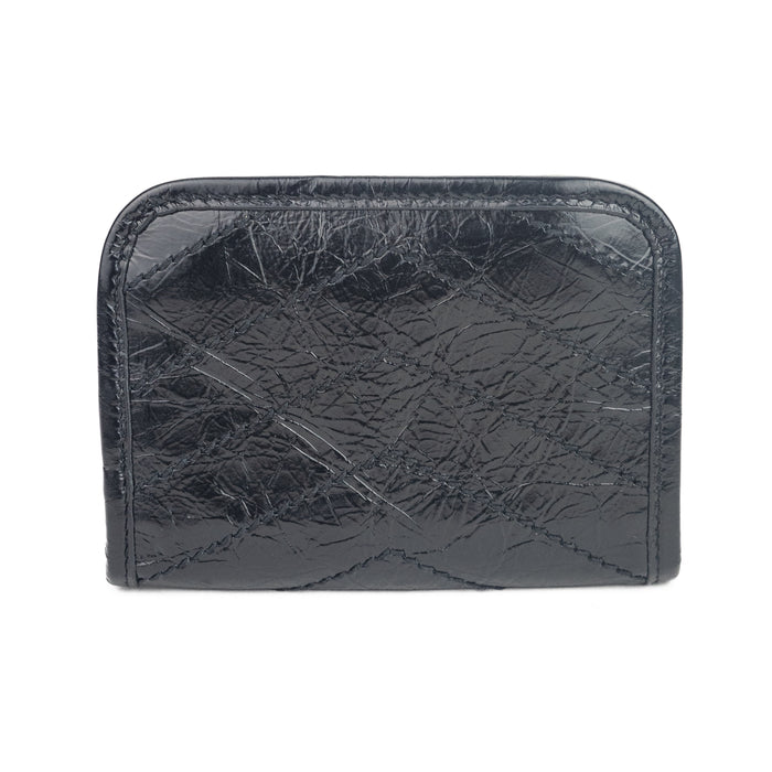 Saint Laurent Crinkled Calfskin Niki Wallet