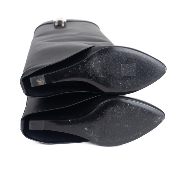 Givenchy Shark Lock Pant Boots in Leather