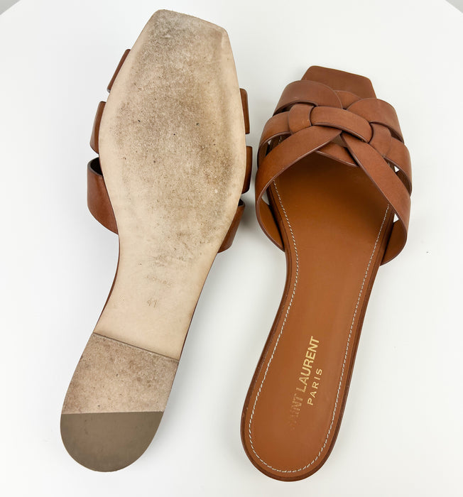 Saint Laurent Tribute Flat Sandals