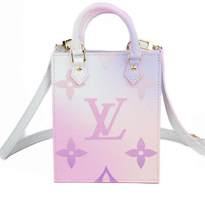 Louis Vuitton Petit Sac Plat in Khaki Sunrise Pastel