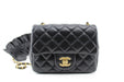 CHANEL ROMANCE  SQUARE FLAP BAG BLACK