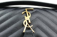 Saint Laurent Cassandra Matelasse Shopper Black Leather Tote