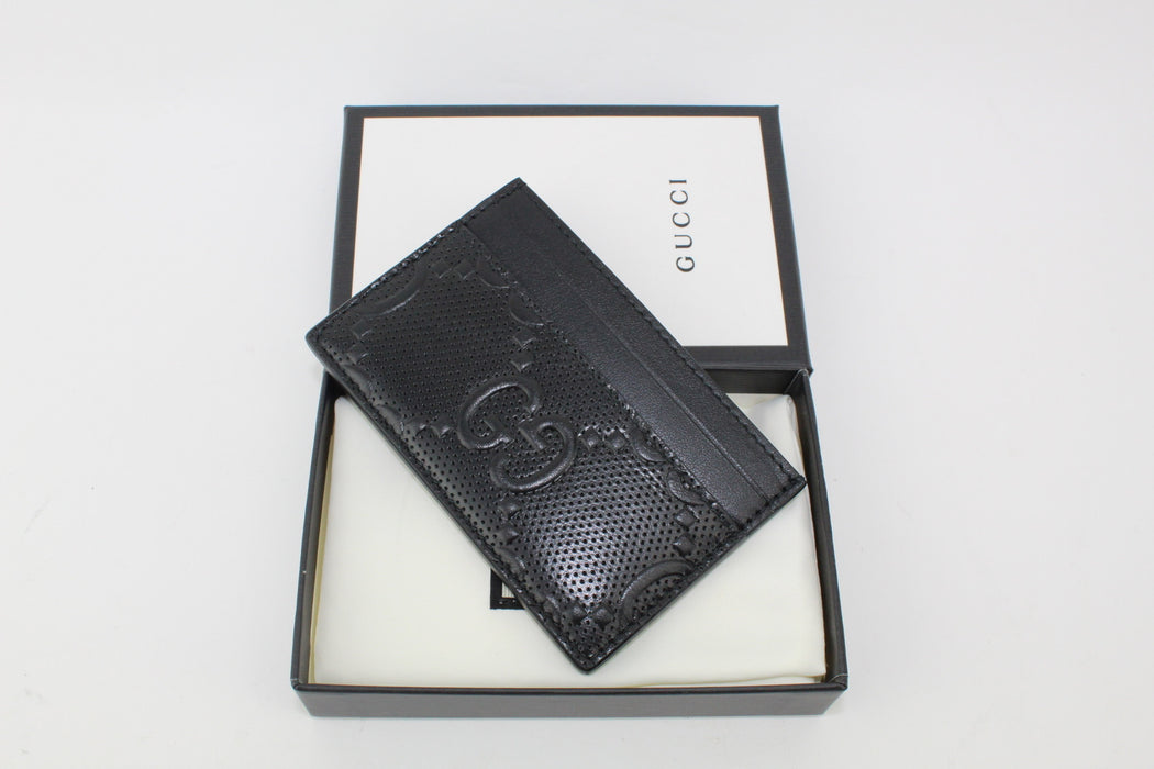 GUCCI GG EMBOSSED CARD CASE