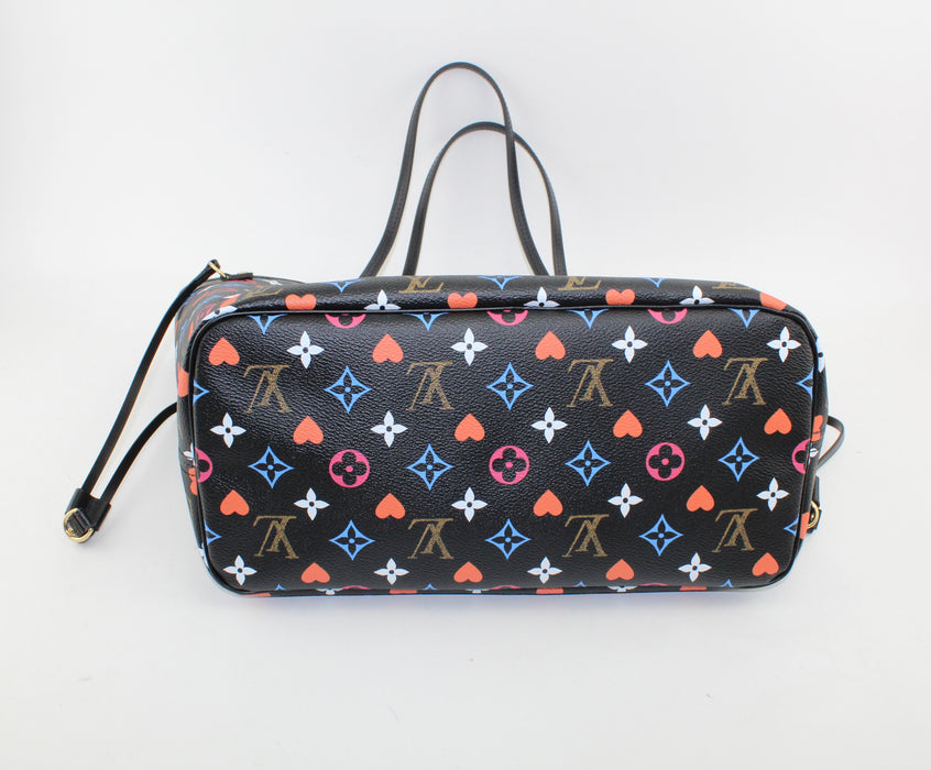 Louis Vuitton Game On Neverfull mm Black