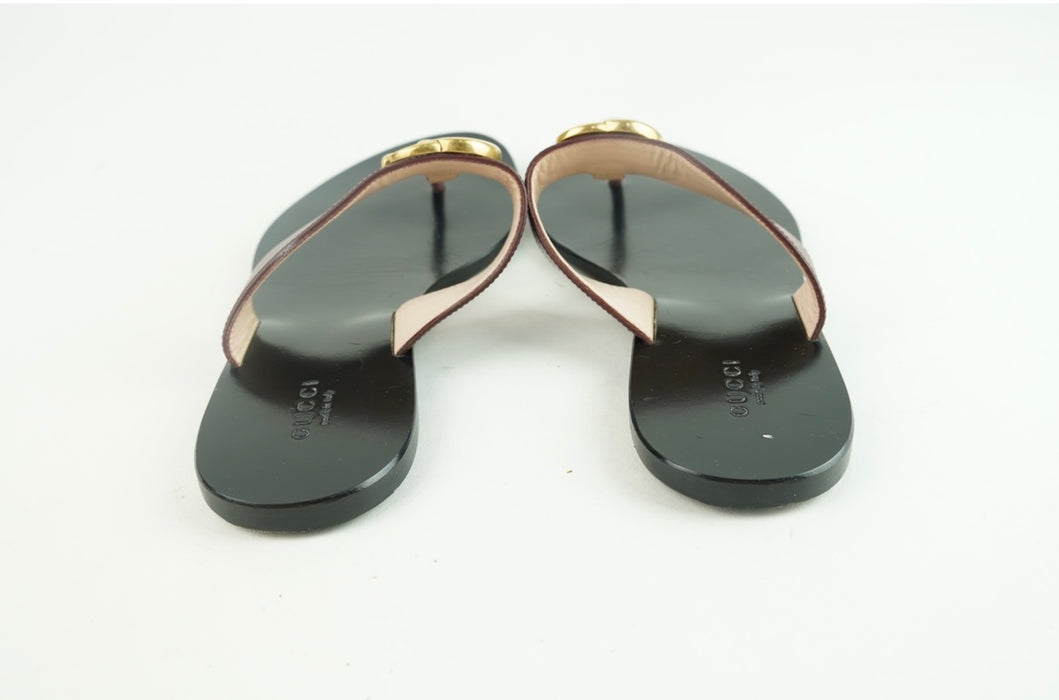 Gucci Leather Thong Sandal