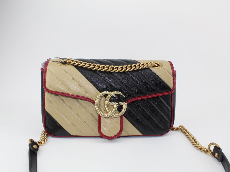 GUCCI GG MARMONT SMALL COLOR BLOCK SHOULDER BAG