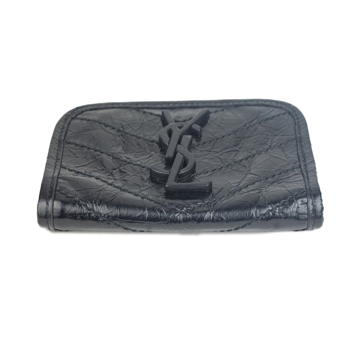 Saint Laurent Crinkled Calfskin Niki Wallet