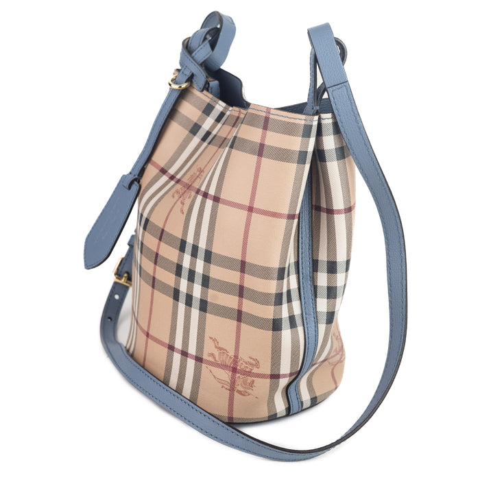 Burberry Vintage Haymarket Check bucket bag