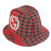 Gucci GG Houndstoth Wool Bucket Hat