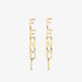 Fendi Signature Logo Earrings