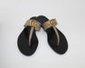 GUCCI LEATHER THONG SANDAL SIZE 38.5 