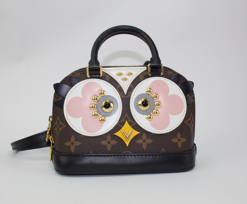 LOUIS VUITTON LIMITED EDITION MONOGRAM LOVELY BIRDS NANO ALMA LSC INC