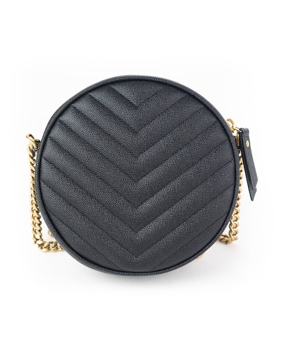 Saint Laurent Vinyle Round Camera Bag