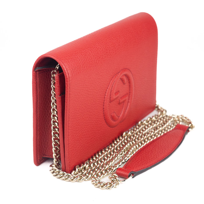 Gucci Soho Red Chain bag
