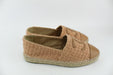 Chanel Espadrille Tweed/ Lambskin