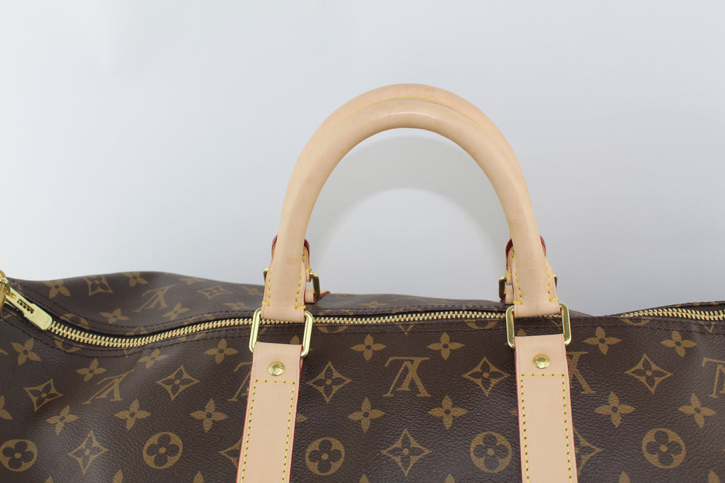 LOUIS VUITTON KEEPALL MONOGRAM BANDOULIÈRE 55 - LuxurySnob
