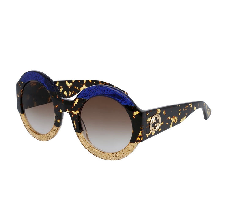 Gucci Glitter Round Sunglasses