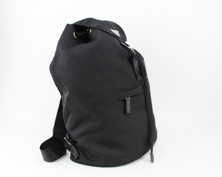 Prada Vela Nylon Drawstring Backpack