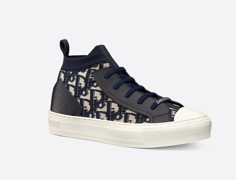 Dior Walk’N’Dior Sneaker in Deep Blue Dior Oblique Technical Mesh