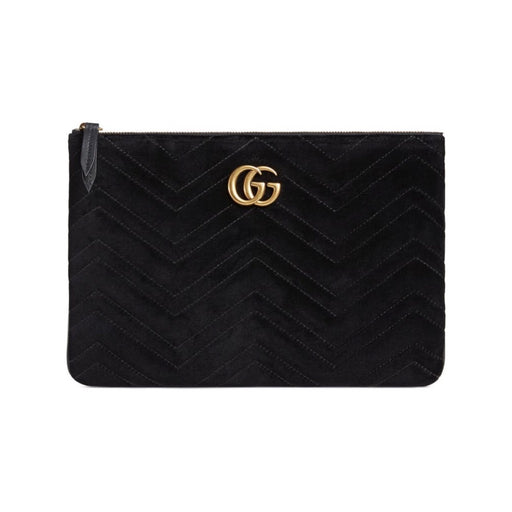 GUCCI GG MARMONT MATELASSE VELVET POUCH