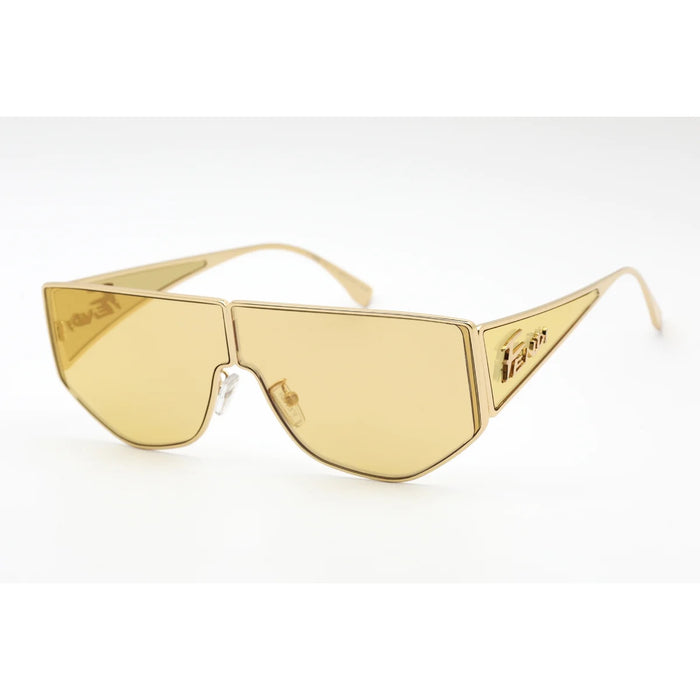 Fendi Logo Metal Shield Sunglasses