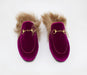 GUCCI PRINCETOWN VELVET SLIPPERS SIZE 35.5