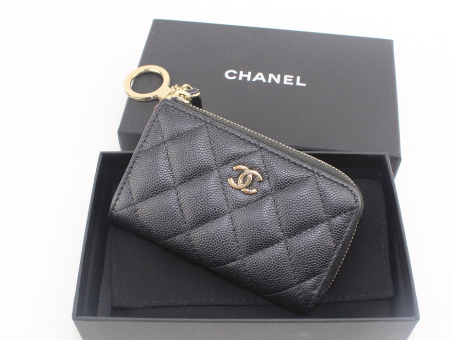 CHANEL O KEY HOLDER MINI WALLET