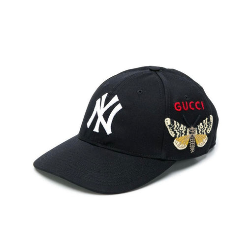 Gucci Yankees Butterfly-Patch Baseball Cap