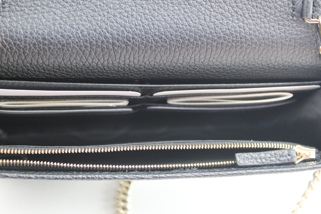 Gucci Soho Wallet on Chain black