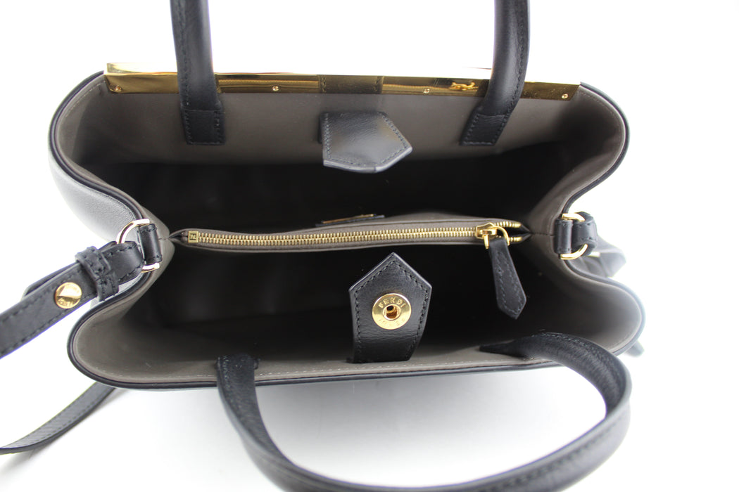 FENDI 2JOURS BAG LEATHER PETITE