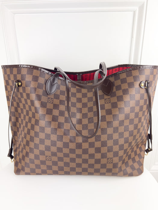 Louis Vuiton Damier Neverfull Gm.