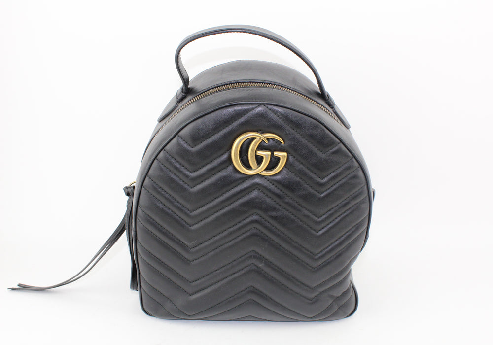 Gucci GG Marmont quilted leather backpack