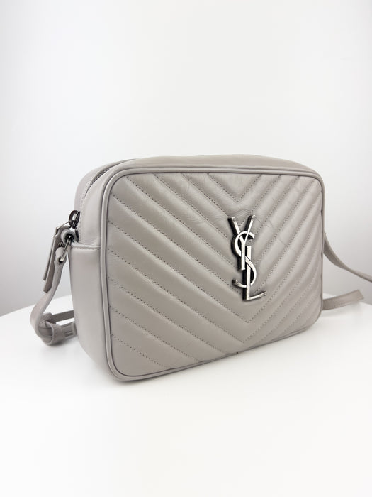 Saint Laurent Lou Camera Bag Grey